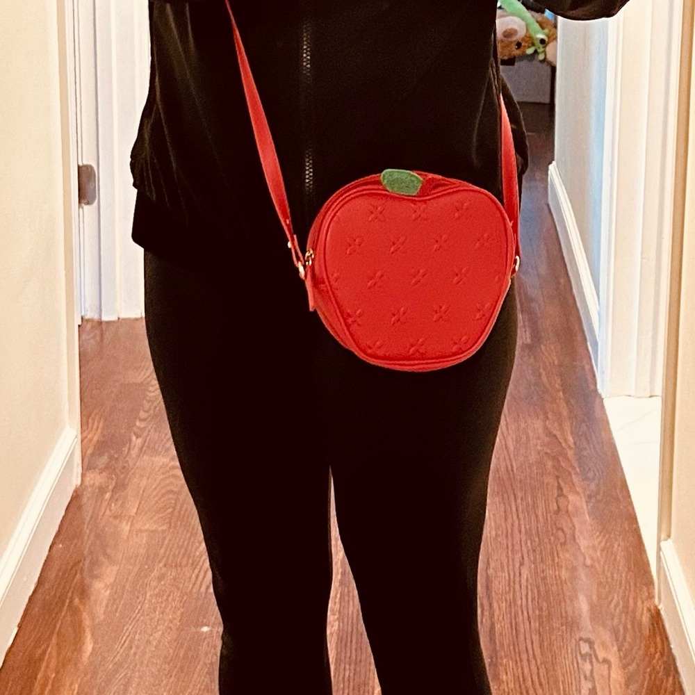 Bath and Bodyworks red apple crossbody bag